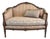 Vintage Thomasville French Provincial Carved Wood Settee For Sale