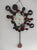 Handmade Crystal & Wood Wall Clock | Sculptural Rustic Mineral Art Clock | One of a Kind For Sale - Image 6 of 15