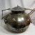 Late 19th Century Antique Indian 19th Century Iron Lidded Water Vessel With Brass Accents For Sale - Image 5 of 11