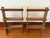 Mid-Century Arts & Crafts Three-Tier Wood Book Trough Stands, a Pair For Sale - Image 6 of 7