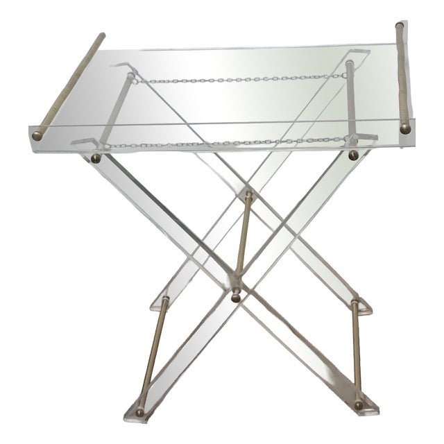 Folding Side Table, Italy, 1970s For Sale