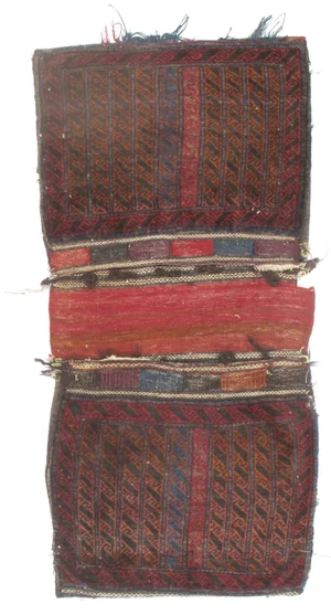 Vintage Persian Saddlebag - 2'3" X 4'9"