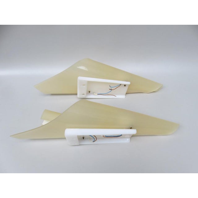 Big Acrylic Glass Wall Lights by Hanns Hoffmann for Hl-Leuchten, 1960s, Set of 2 For Sale - Image 18 of 18