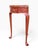 Baker Furniture Burled Walnut Queen Anne Flip Top Demilune Console Table For Sale - Image 9 of 11
