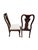 1990s Pair Thomasville Collectors Cherry Queen Ann Dining Room Side Chairs For Sale - Image 10 of 13