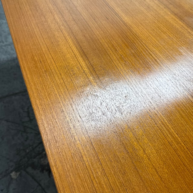 Wood Domino Mobler Double Pedestal Desk, Circa 1960s For Sale - Image 7 of 12