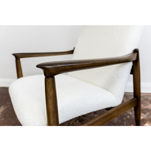 Mid-Century Modern High Back Lounge Chair by Edmund Homa, Poland, 1960s For Sale - Image 13 of 15