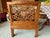 Chinese Pair of Vintage Chinese Ming Style Hand-Carved Seating Chairs For Sale - Image 3 of 7