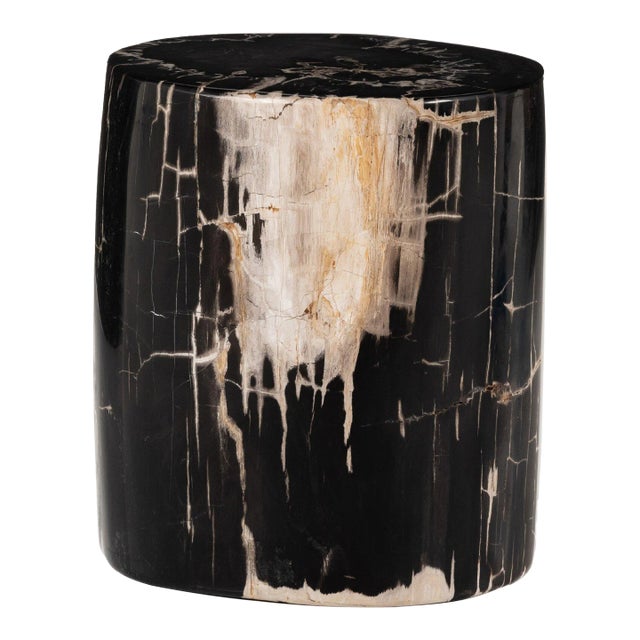 Four Hands Kos End Table - Dark Petrified Wood For Sale