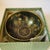 Vintage Cloisonné Enamel Eggshell Bowl – Emerald Green Ground With Gilt Floral Motif For Sale In Los Angeles - Image 6 of 9