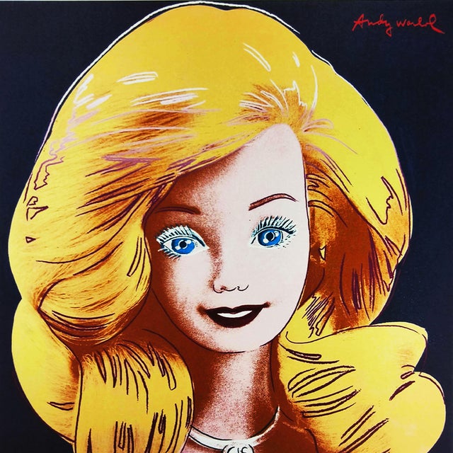 Andy Warhol "Barbie" Limited Edition Lithograph by CMOA. Limited Edition Lithograph n 121 / 500 - Numbers signed in...