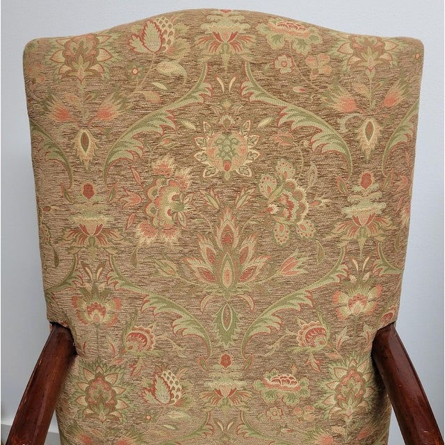 Pair of English Jacobean Revival High-Back Throne Chairs For Sale - Image 10 of 11