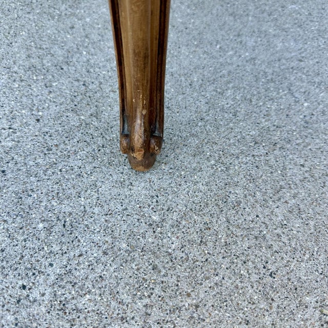 Vintage Kindel Attributed French Arm Chair With Nail Head Trim For Sale - Image 10 of 11