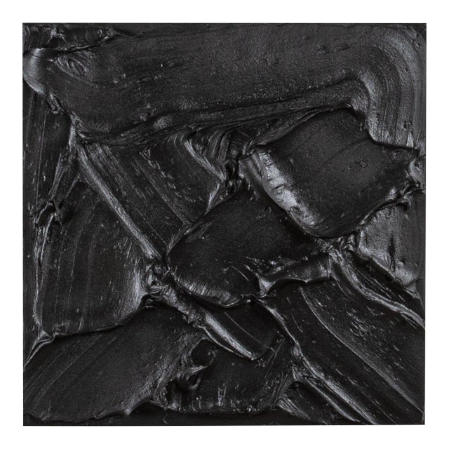 Modern Textural Monochromatic Painting by Michael Allen For Sale