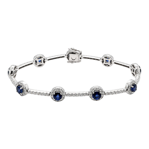 14k Sapphire Bracelet