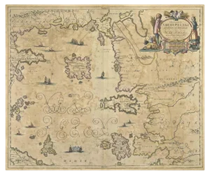 Johannes Janssonius, Archipelagus Septentrionalis, Etching, 1650s