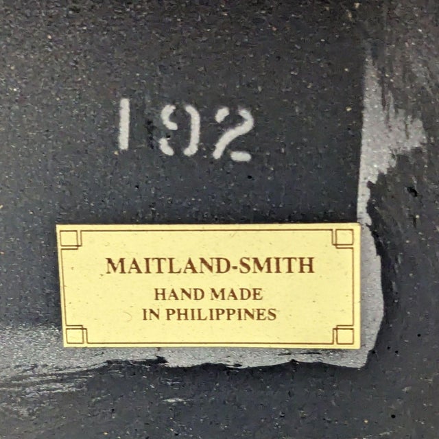 Maitland Smith Marble Top Console Table For Sale - Image 10 of 11