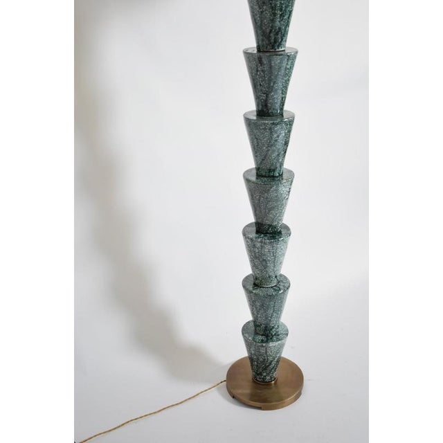 Nizwa Green Crackled Floor Lamp by Barracuda Interiors For Sale - Image 4 of 6