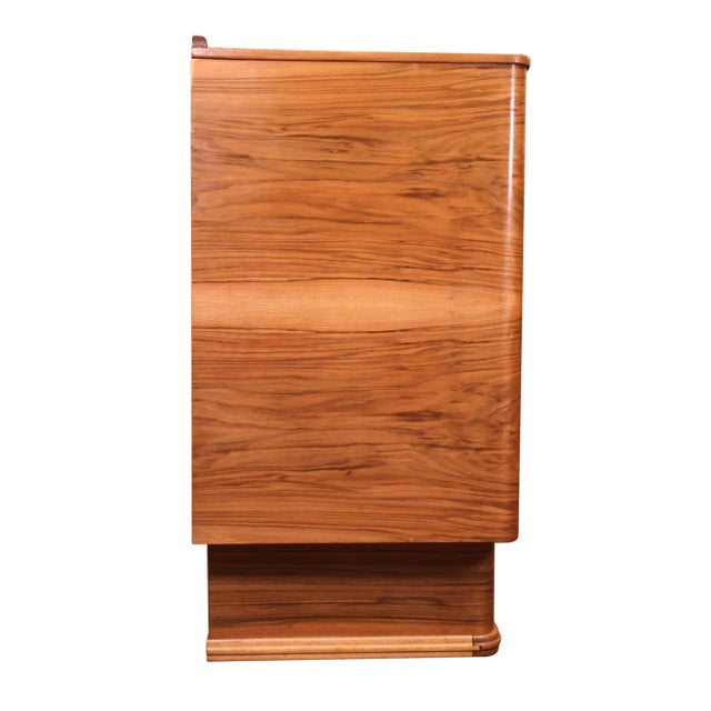 Art Deco Burl Walnut “Talent Series” Sideboard, Stamped F. H. Marshall & Co. For Sale - Image 6 of 12