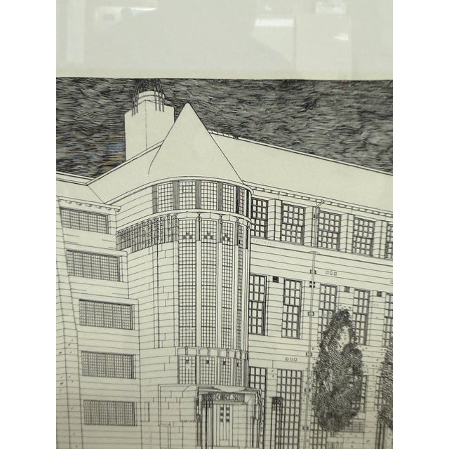 Charles Rennie Mackintosh Charles Rennie Mackintosh Glasgow School of Art Poster Print, Frame For Sale - Image 4 of 12