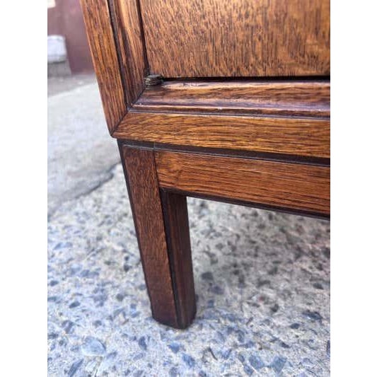 Henredon Oak Cabinet, Mid-Century Design, Brass Knobs, 1963 For Sale - Image 14 of 15