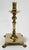 Traditional Vintage Lion Paw Brass Footed Candlestick Holder For Sale - Image 3 of 7