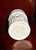 1960s Vintage Milk Glass Tumbler: Star & Button Pressed Glass For Sale - Image 5 of 7