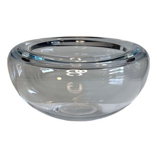 Mouth Blown Glass Art Bowl Model Provence by Per Lütken for Holmegaard, Denmark, 1970s For Sale