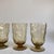 Glass Vintage Morgantown Amber Crinkle Glass Goblets - Set of 4 For Sale - Image 7 of 9