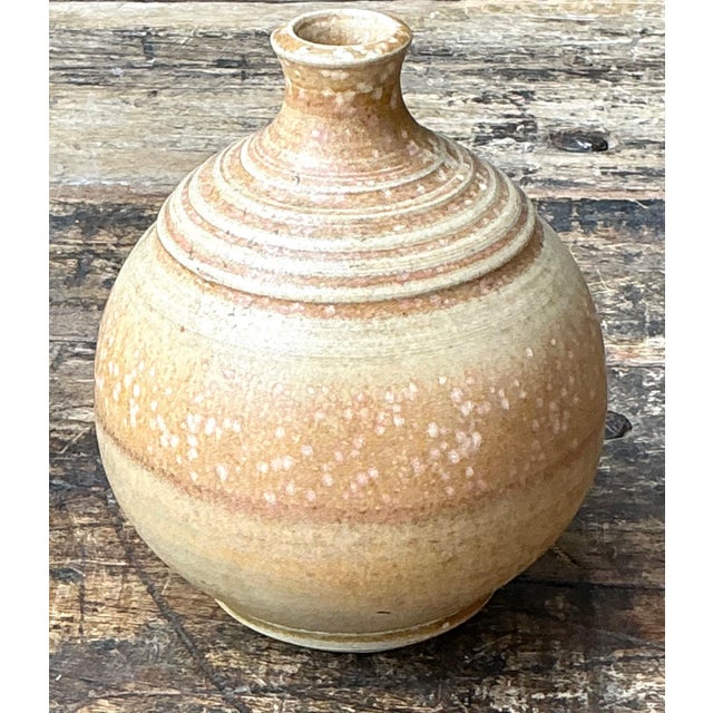 Ceramic Vintage Studio Pottery Vase For Sale - Image 7 of 16
