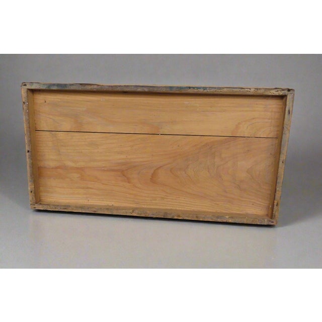 Brown Cute Antique Japanese Kiri Choba Merchant Tansu With Original Hand Wrought Iron Hardware For Sale - Image 8 of 12