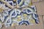 Yellow 17th Century Portuguese Antique Tiles Set of 6 Blue, Yellow & White Geometric Floral For Sale - Image 8 of 10