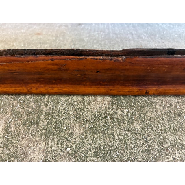 Vintage Wooden Mirror For Sale - Image 11 of 14