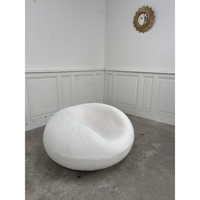 Ivory Vintage White Ball Chair, 1970 For Sale - Image 8 of 8