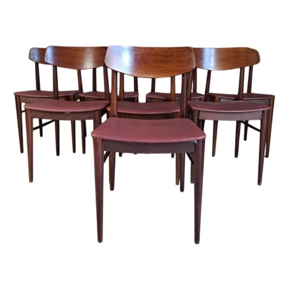 Vintage Danish Chairs, 1960s, Set of 8 For Sale