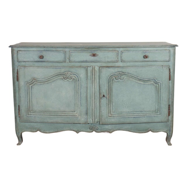 19th Century French Painted Buffet For Sale