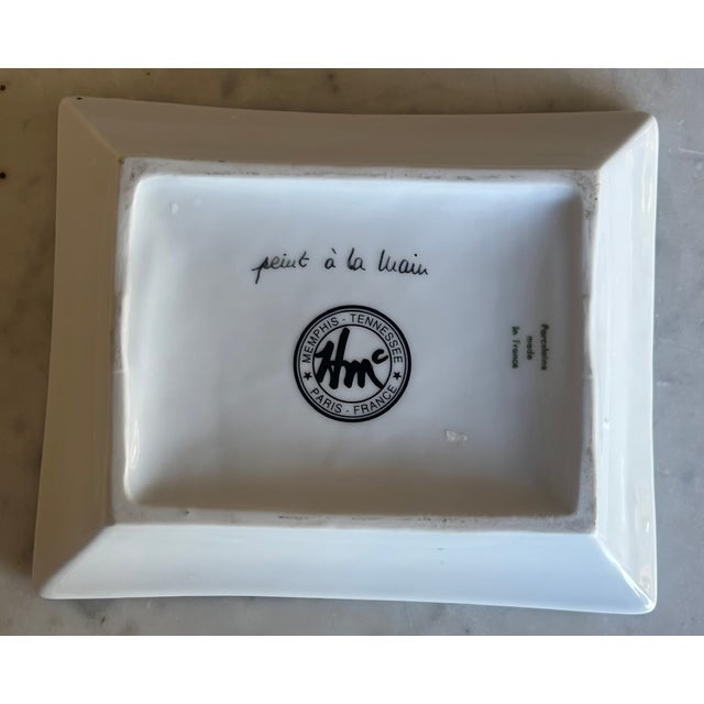 Vintage Handpainted French Catchall by Hilton McConnico For Sale - Image 9 of 9