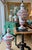 French 1 of 2 Huge Antique French Faience Pottery Covered Urn For Sale - Image 3 of 7