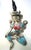 Late 20th Century Mid-Century Tibetan-Style Inlaid Brass Green Tara Statue – 11" H For Sale - Image 5 of 18