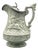 Gothic Revival Ceramic Relief Jug with Pewter Mount from W. Ridgway & Son, England, 1840s For Sale