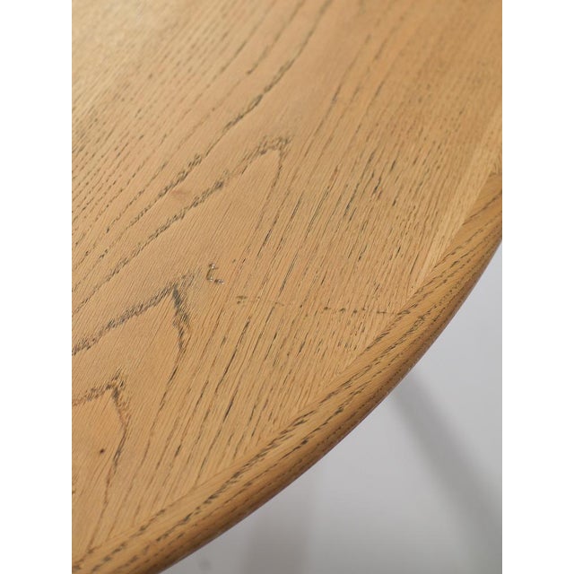 Model 62 Extendable Dining Table in Oak by Henning Kjaernulf for Sorø, Denmark, 1960s For Sale - Image 14 of 18