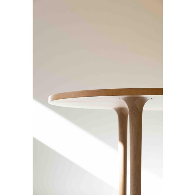 Wood Minimalist Modern Table in Ash by Pedro Sotomayor For Sale - Image 7 of 10