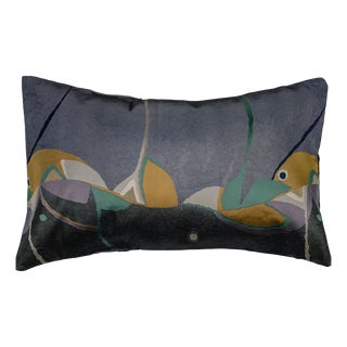 The Midnight Abstract Avant-Garde Cushion by Renaras For Sale
