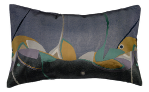 The Midnight Abstract Avant-Garde Cushion by Renaras