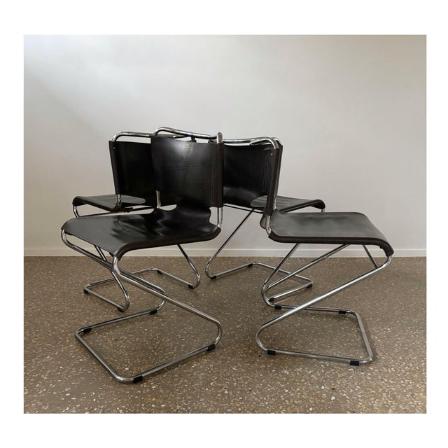 Biscia Dining Chairs by Pascal Mourgue for Steiner, France, 1960s, Set of 4 For Sale - Image 11 of 11