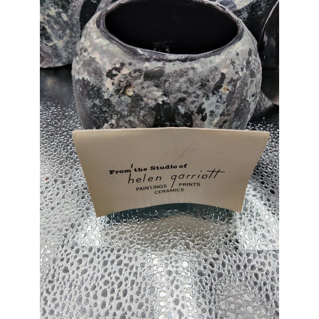 Set of 3, 197Helen Garriott -Earthrise Moon Jars For Sale - Image 4 of 8