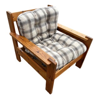 Brutalist Armchair, 1970s For Sale