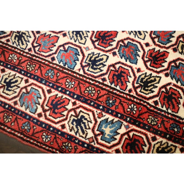 1930s Northwest Persian Rug with a leaf design