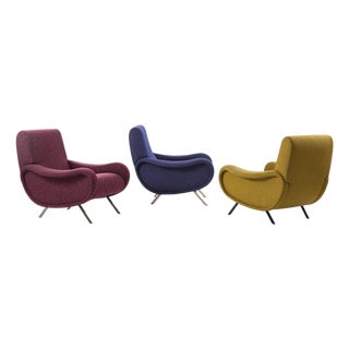 Lady Chairs by Marco Zanuso for Cassina, Set of 3 For Sale