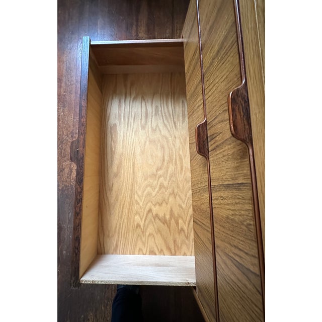 Brown Vintage Drexel Media Cabinet For Sale - Image 8 of 11